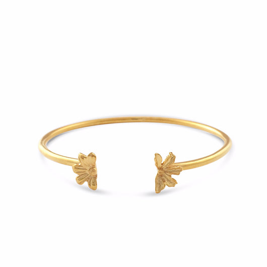 Naupaka Cuff Bracelet Vermeil