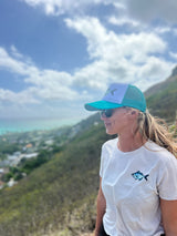 Āholehole Trucker (Teal)