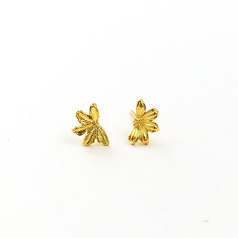 Naupaka Earrings Vermeil