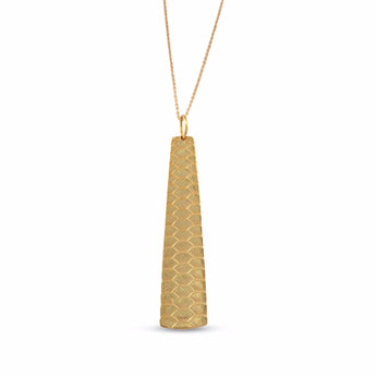 Uhu Long Necklace Vermeil