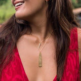 Uhu Long Necklace Vermeil