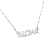 Aloha Necklace in Sterling Silver