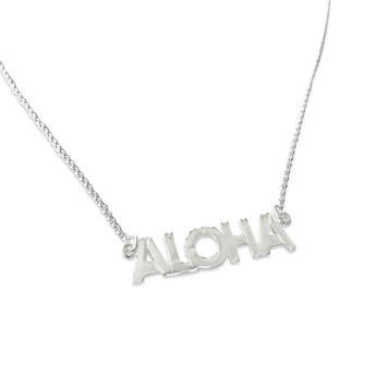 Aloha Necklace in Sterling Silver